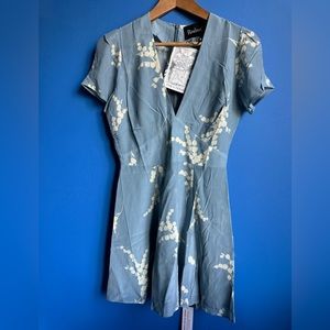 Brand new Réalisation Par silk summer loving blue dress